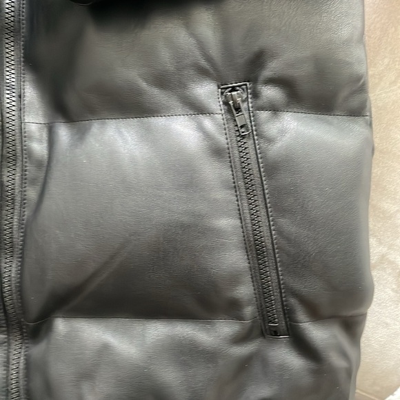 Hilary MacMillan Vegan Leather Coat (Size Small) - Picture 6 of 9